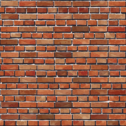 Old Red Brick Wall Wall Decal