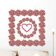 Set Elements Roses Wall Mural