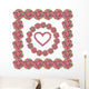 Set Elements Roses Wall Mural