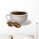 Cup Coffee and Beans