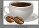 Cup Coffee and Beans