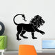 Stylised Lion illustration Wall Decal