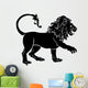 Stylised Lion illustration Wall Decal