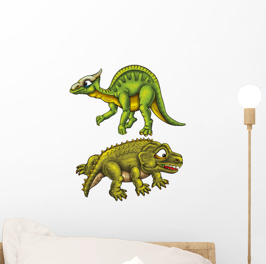 Two Dinosaurs Wall Decal