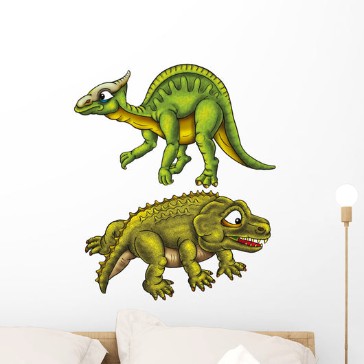 Two Dinosaurs Wall Decal
