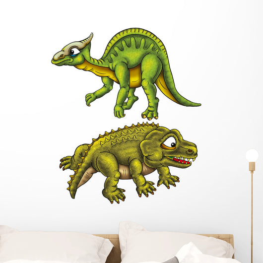 Two Dinosaurs Wall Decal