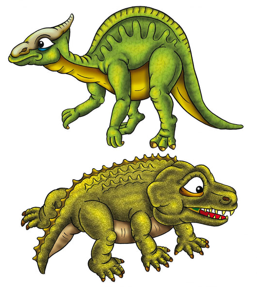Two Dinosaurs Wall Decal