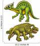 Two Dinosaurs Wall Decal
