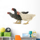 Chicken Friends Wall Decal