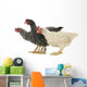Chicken Friends Wall Decal