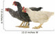 Chicken Friends Wall Decal