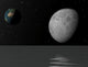 Moon and Earth