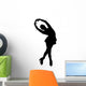 Woman Figure Skater Wall Mural