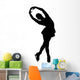 Woman Figure Skater Wall Mural