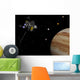Voyager Spacecraft near Jupiter Wall Mural