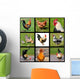 Nine Photos Mosaic Roosters