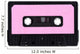 Cassette Tape With Clipping Path Wall Decal