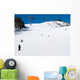 Skiing Area Alps Wall Mural