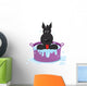 Funny Puppy in the Bath Wall Decal