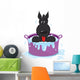 Funny Puppy in the Bath Wall Decal