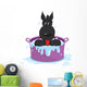 Funny Puppy in the Bath Wall Decal