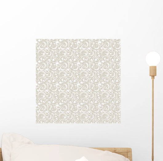 Vector Seamless Vintage Pattern Wall Decal