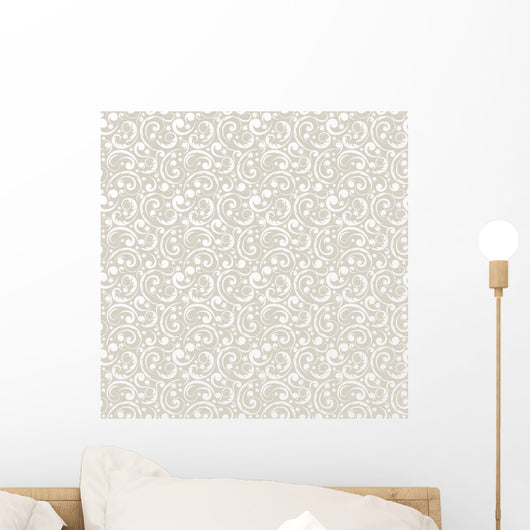 Vector Seamless Vintage Pattern Wall Decal