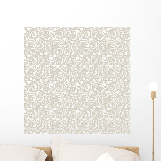 Vector Seamless Vintage Pattern Wall Decal
