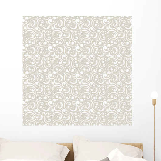 Vector Seamless Vintage Pattern Wall Decal