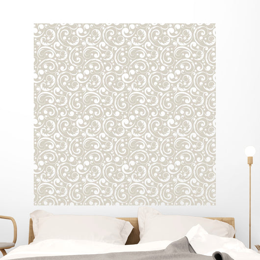 Vector Seamless Vintage Pattern Wall Decal
