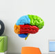 Colorful Brain Wall Decal
