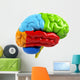 Colorful Brain Wall Decal