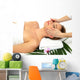 Portrait Beautiful Woman Spa Wall Mural