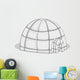 Igloo - Vector Illustration Wall Decal