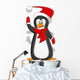 Penguin - Christmas Vector Illustration Wall Decal