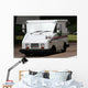White Mail Truck Delivering Mail Wall Mural