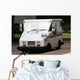 White Mail Truck Delivering Mail Wall Mural