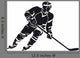 Hockey Player Silhouette