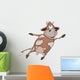 Cheerful cow. Cartoon Wall Decal