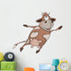 Cheerful cow. Cartoon Wall Decal