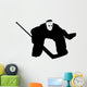Ice Hockey Goalie Wall Decal