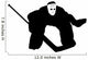 Ice Hockey Goalie Wall Decal