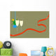Glasses of Champagne Wall Mural