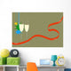 Glasses of Champagne Wall Mural