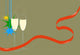 Glasses of Champagne Wall Mural