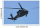 uh-60l black hawk helicopter Wall Mural