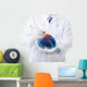 Doctor working on a virtual brain Wall Decal