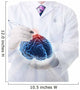 Doctor working on a virtual brain Wall Decal