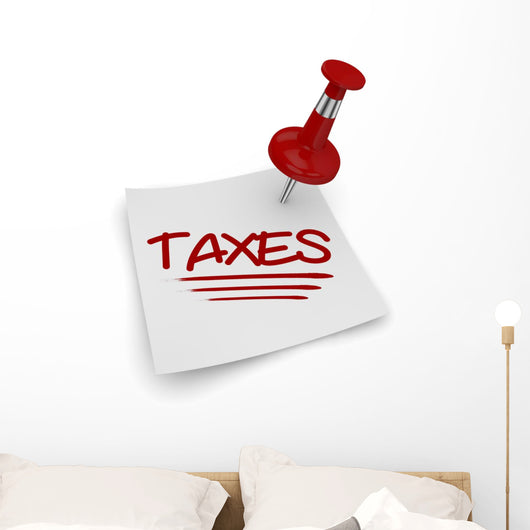 Time for Taxes Wall Decal