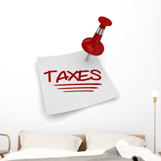 Time for Taxes Wall Decal